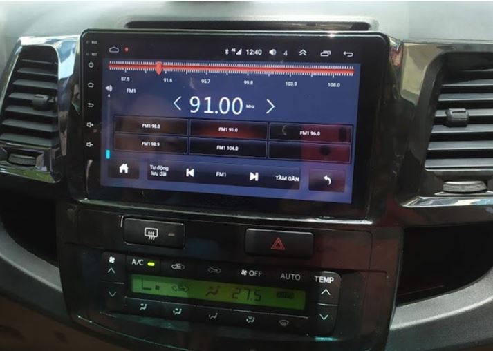Cài đặt Radio FM trên màn hình DVD Android