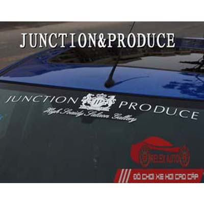 Tem dán Decal chữ Junctione Produce