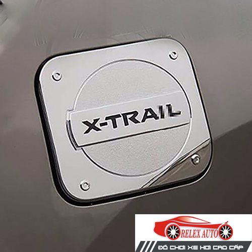 Ốp trang trí nắp bình xăng inox  Nissan X-trail