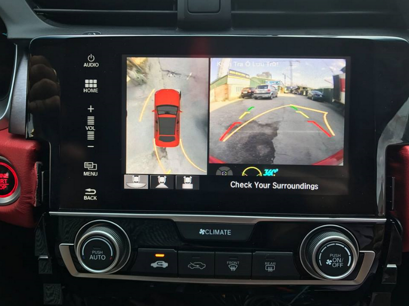 Camera 360 độ ô tô cho xe Honda Civic