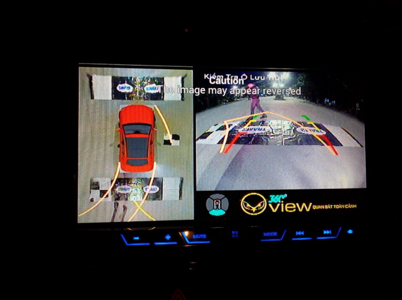Camera 360 độ ô tô cho xe Mitsubishi Outlander