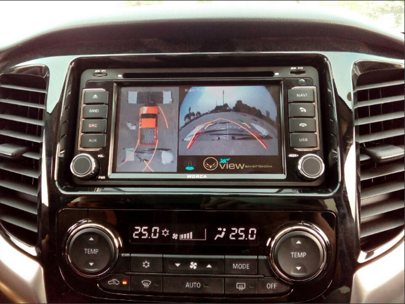 Camera 360 độ ô tô cho xe Mitsubishi Triton