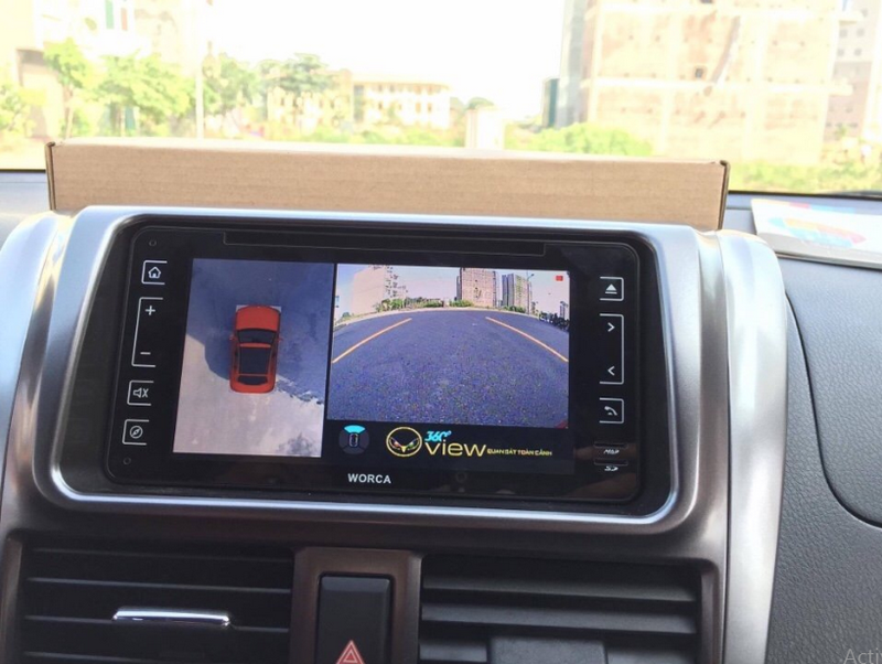 Camera 360 độ ô tô cho xe Toyota Vios