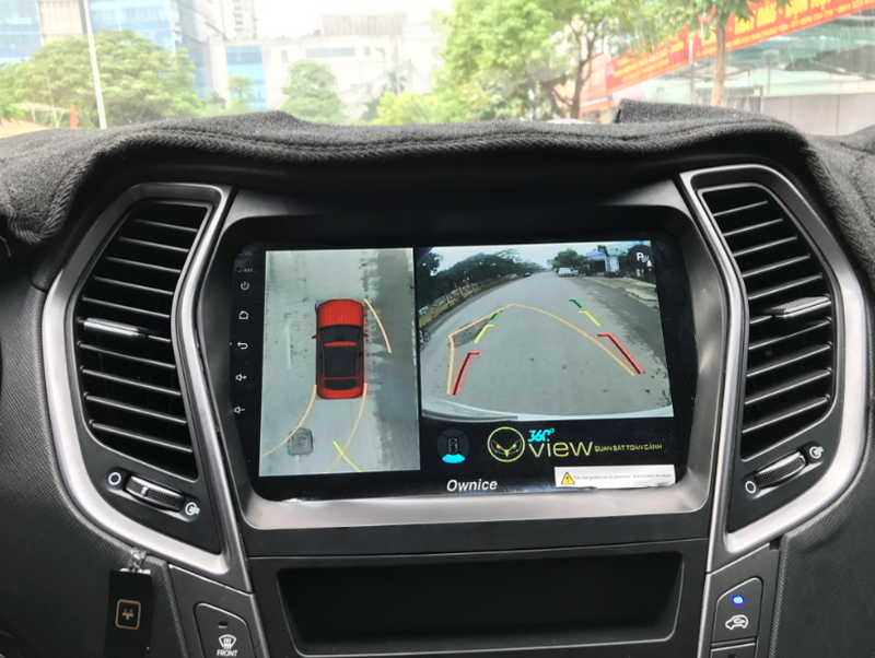 Camera 360 độ Oview cho xe Hyundai Santafe