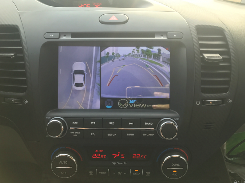 Camera 360 ô tô cho xe Kia Cerato