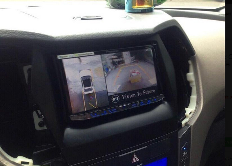 Camera 360 Oview cho xe Hyundai Santafe